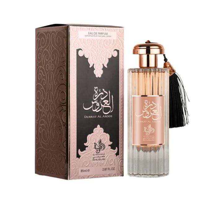Durrat Al Aroos Eau de Parfum 85ml – Perfume Árabe Feminino Sofisticado | Al Wataniah