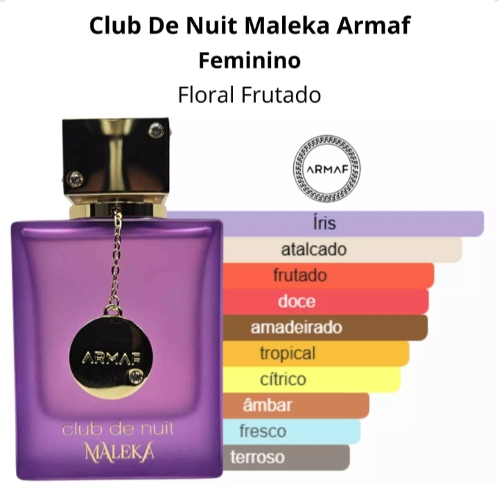 Club de Nuit Maleka Eau de Parfum 105ml – Perfume Feminino Árabe Sofisticado | Armaf - Imagem 2