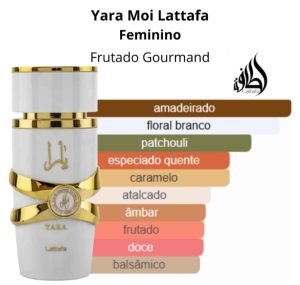 Perfume Árabe Yara Moi EDP 100ml Feminino – Doce Cremoso Sofisticado | Lattafa
