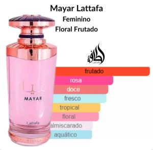 Perfume Árabe Lattafa Mayar EDP 100ml Feminino – Floral Frutado Doce